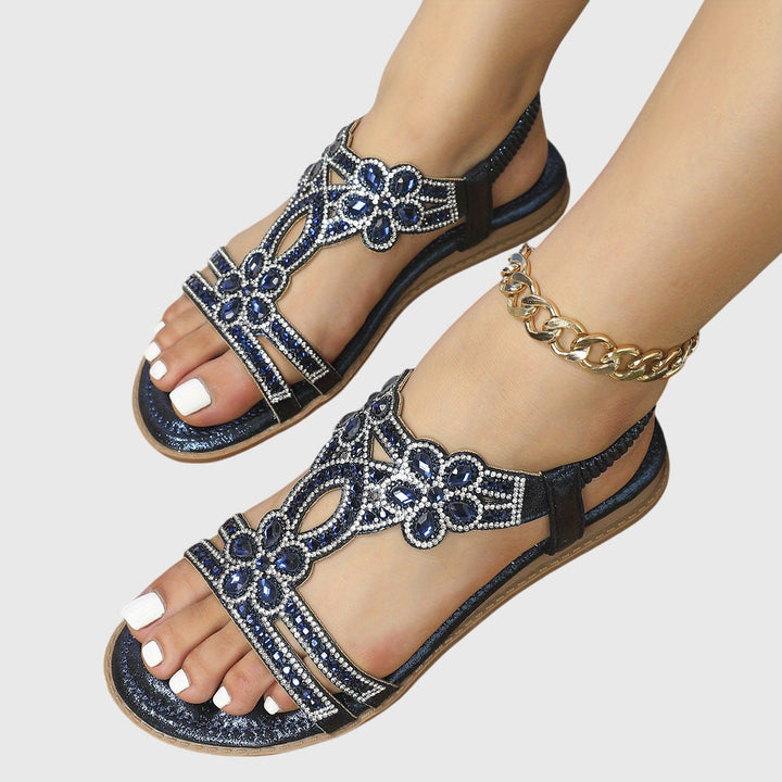 Formal women's orthopaedic sandals, stylish back strap, offers comfort & support.