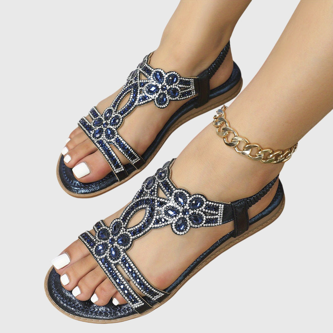 Women's adjustable orthopaedic sandals, comfort footwear with elegant back strap.