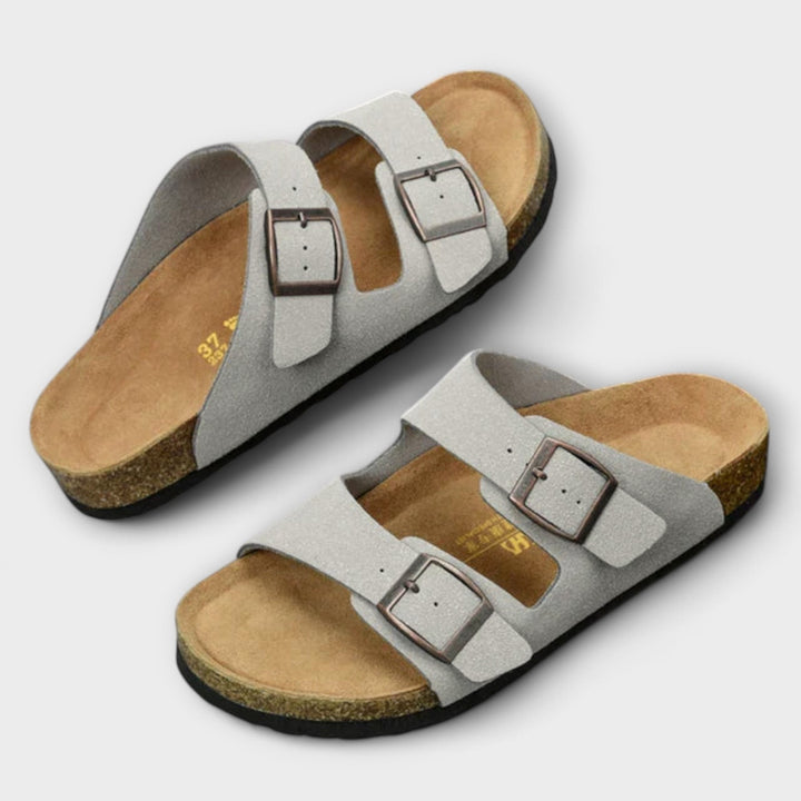 Stylish women's orthopaedic sandals for casual summer wear, offering great arch support.