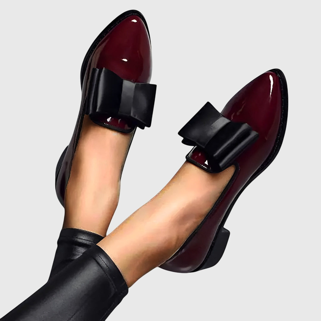 Women's orthopaedic loafers for all-day comfort, featuring a classic slip-on design and flat heel.