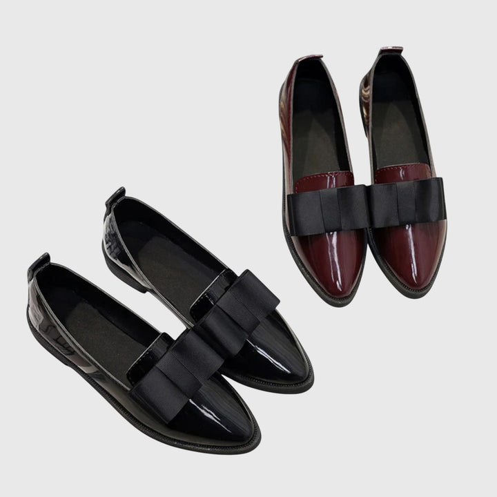 Classic women's loafers with orthopaedic support, versatile for comfortable casual or elegant dress shoes.