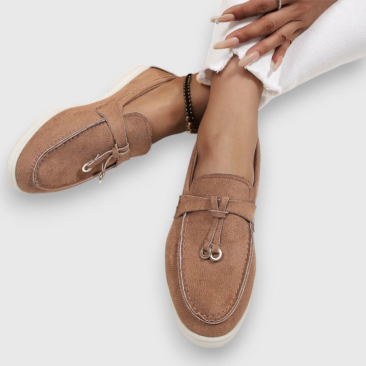 Easy-wear women's slip-on orthopaedic loafers. Combining versatile style with all-day comfort and support.
