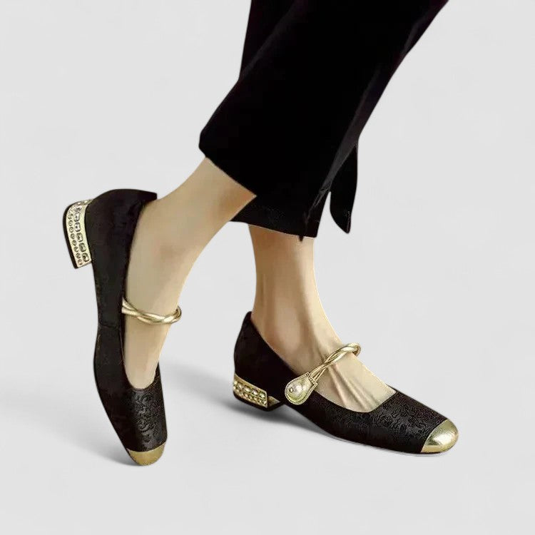 Supportive orthopaedic Mary Jane shoes for women, designed for all-day comfort and classic style.