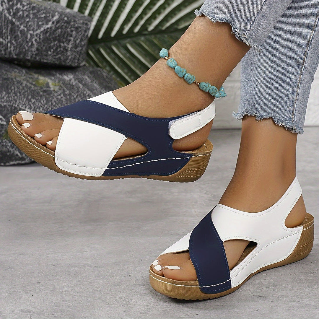 Stylish women's comfort sandals with foot pain relief features.