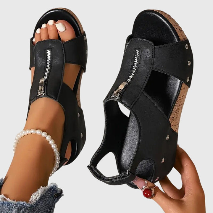 Women's orthopaedic sandals for pain relief & all-day comfort. Features arch support and wide fit.
