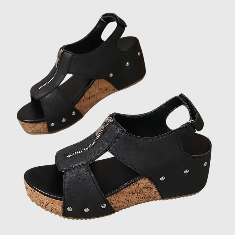 Comfort footwear: women's orthopaedic sandals with excellent foot & arch support for pain relief.