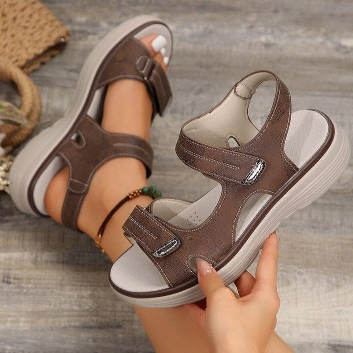 Comfortable women's orthopaedic sandals with excellent arch support for all-day wear.