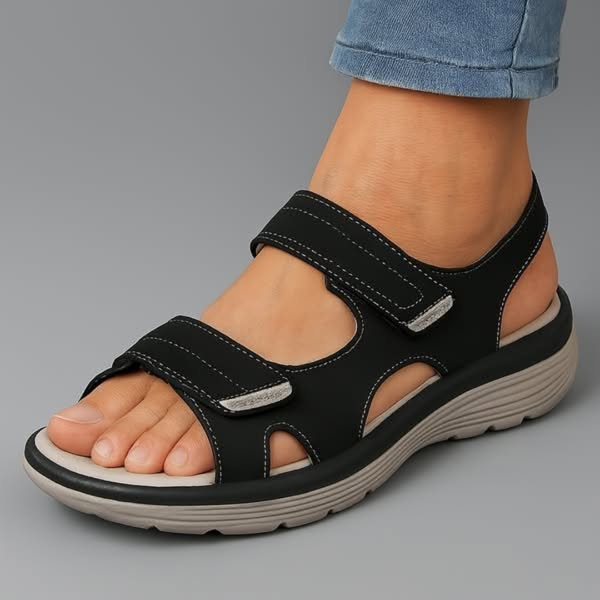 Stylish casual women's summer sandals, offering orthopaedic arch support & comfort.