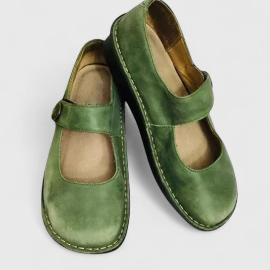 Women's orthopaedic shoes with adjustable strap for ultimate comfort & arch support.