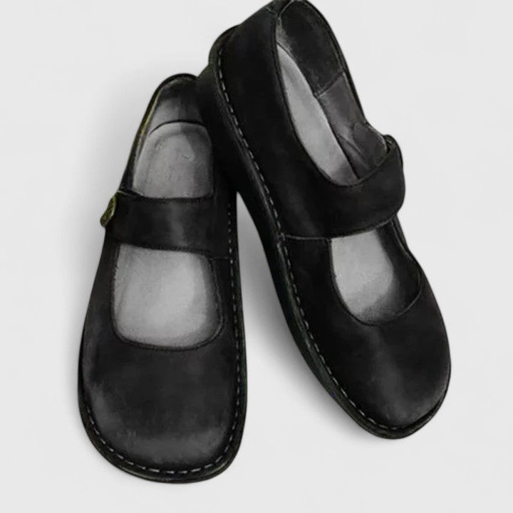 Adjustable strap women's orthopaedic shoes, ideal for comfortable walking and everyday support.