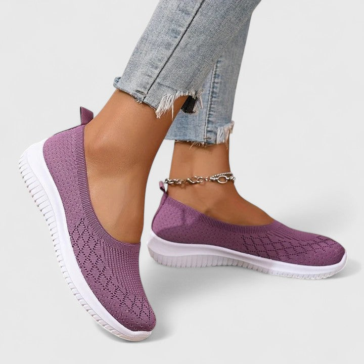 Women's orthopaedic slip-on shoes for all-day comfort, ideal for daily wear.