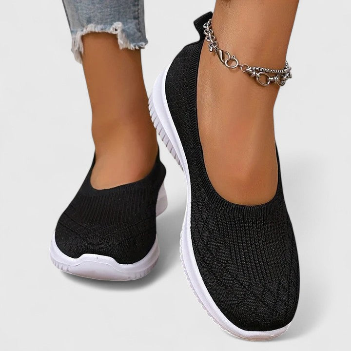 Supportive women's slip-on comfort shoes, perfect for wide feet & bunions.