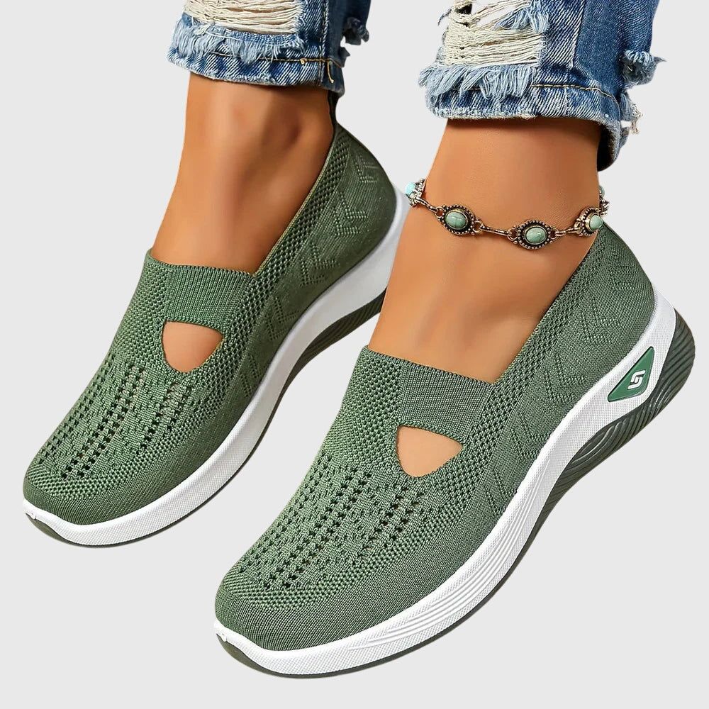 Women's orthopaedic slip-on shoes for ultimate comfort, arch & foot support.