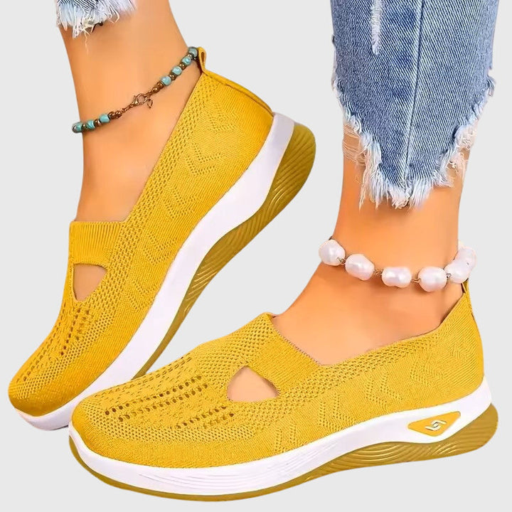 Health-promoting women's orthopaedic slip-on shoes for all-day comfort & support.