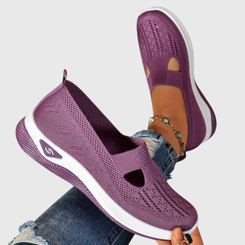 Ultimate comfort women's orthopaedic slip-on shoes with arch and foot support.