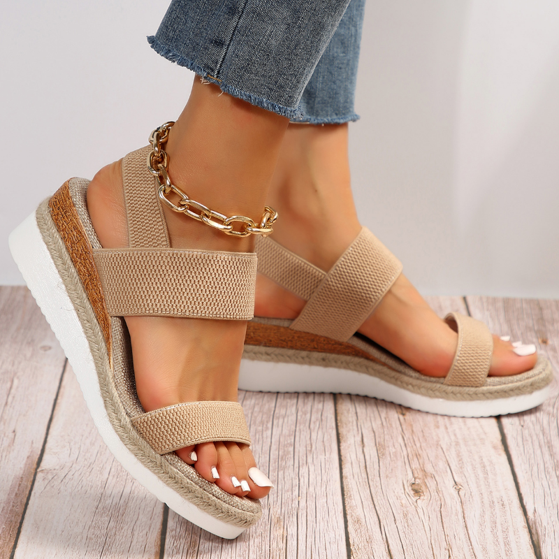 Women's orthopaedic strap sandals, designed for ultimate comfort & support during summer walks. Stylish ergonomic footwear.
