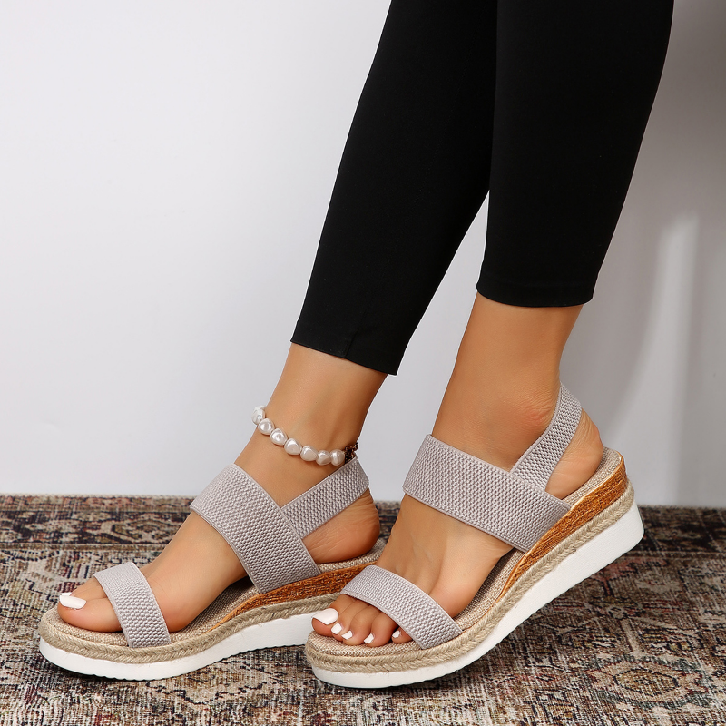Orthopaedic women's sandals offering superior arch & heel support, designed for comfortable, healthy summer walking.