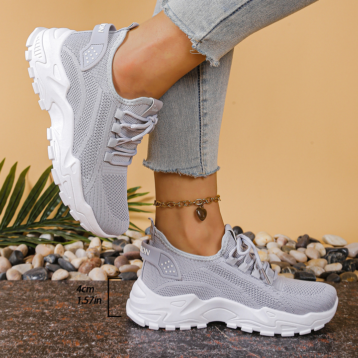 Daily wear women's sneakers with arch support, perfect for walking & comfort.