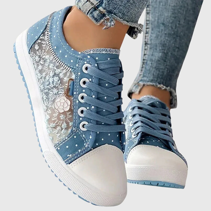 Comfortable ladies sneakers providing ultimate support, designed for walking & an active, pain-free life.