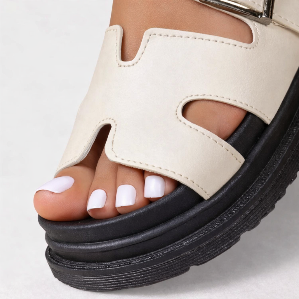 Summer-ready women's orthopaedic sandals with excellent arch support, promoting healthy, comfortable steps.