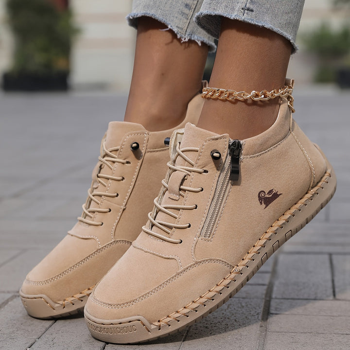 Women's walking shoes with arch support, ergonomic design, and comfort.