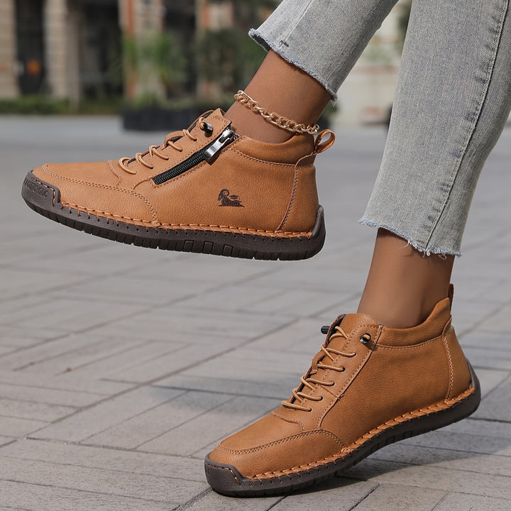 Ergonomic women's walking shoes with wide fit and excellent arch support.