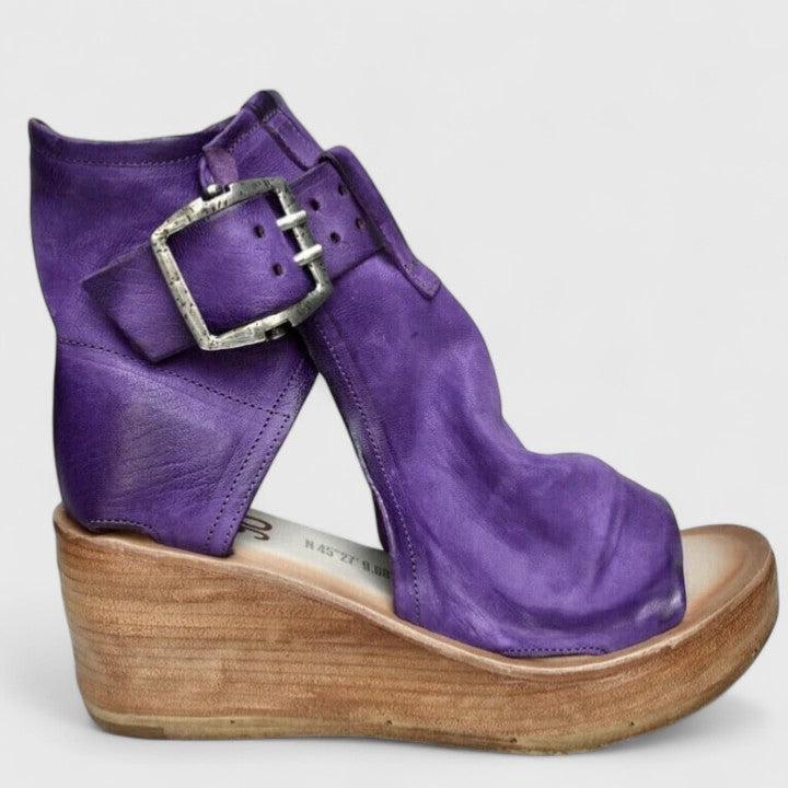 Stylish lightweight wedge sandals for women, providing comfortable foot support and pain relief, perfect for summer.