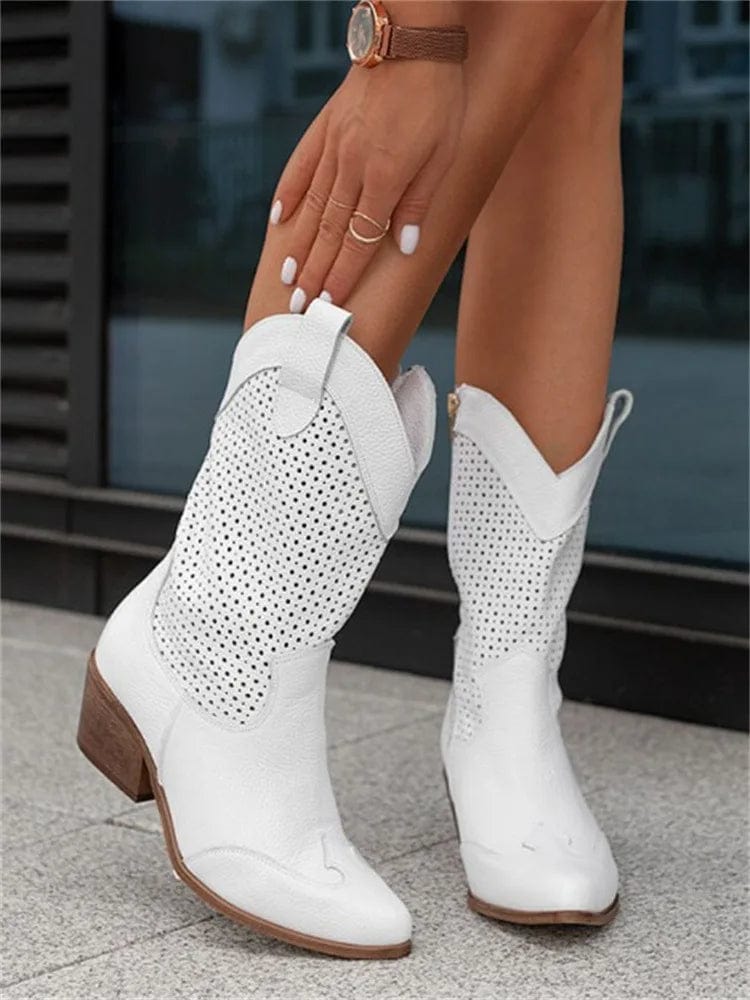 Comfortable orthopaedic women's western boots, designed for all-day wear, support, and style.