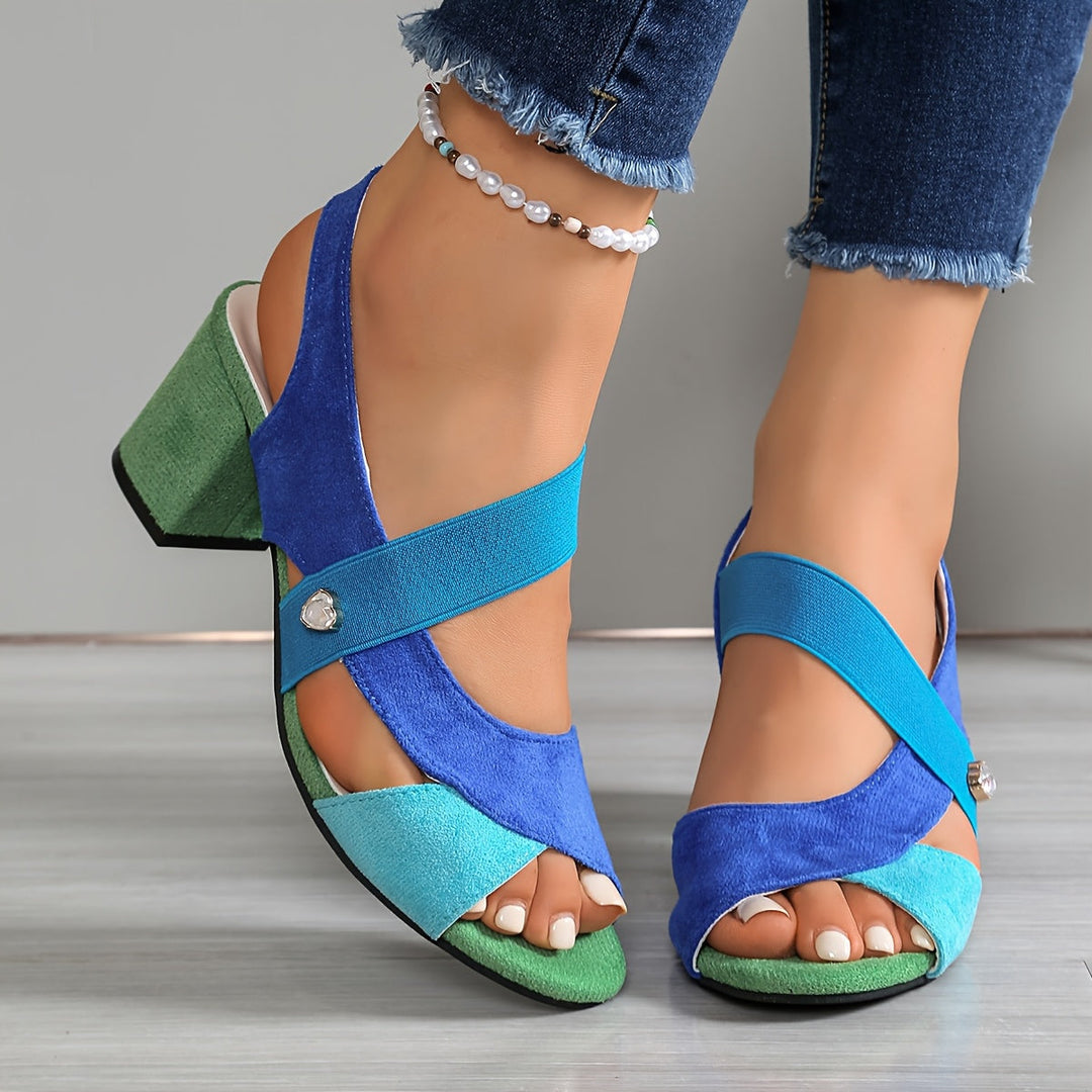 Chic women's block heels with orthopedic comfort. Perfect for work or elegant everyday wear.