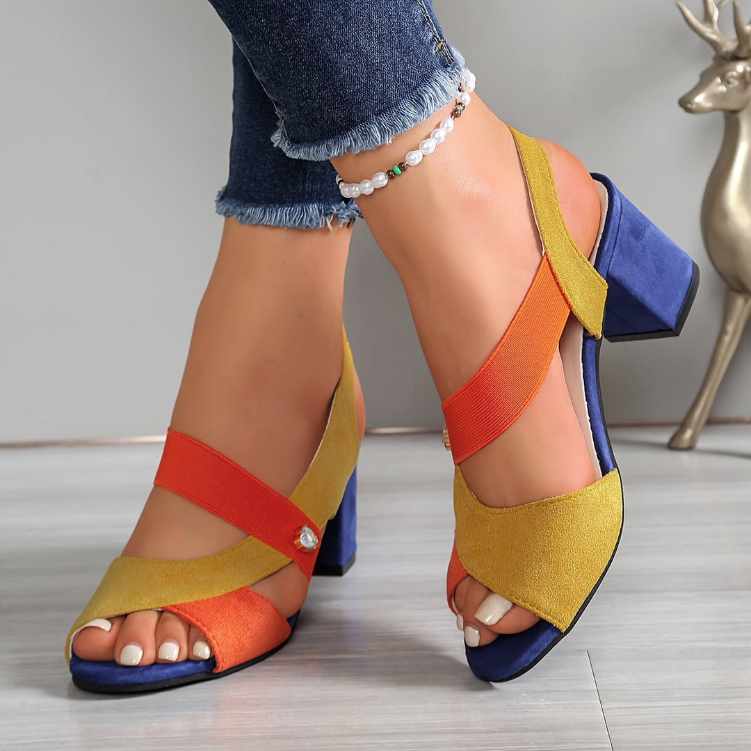 Supportive women's block heels provide stability & comfort. Fashionable orthopedic footwear for women.
