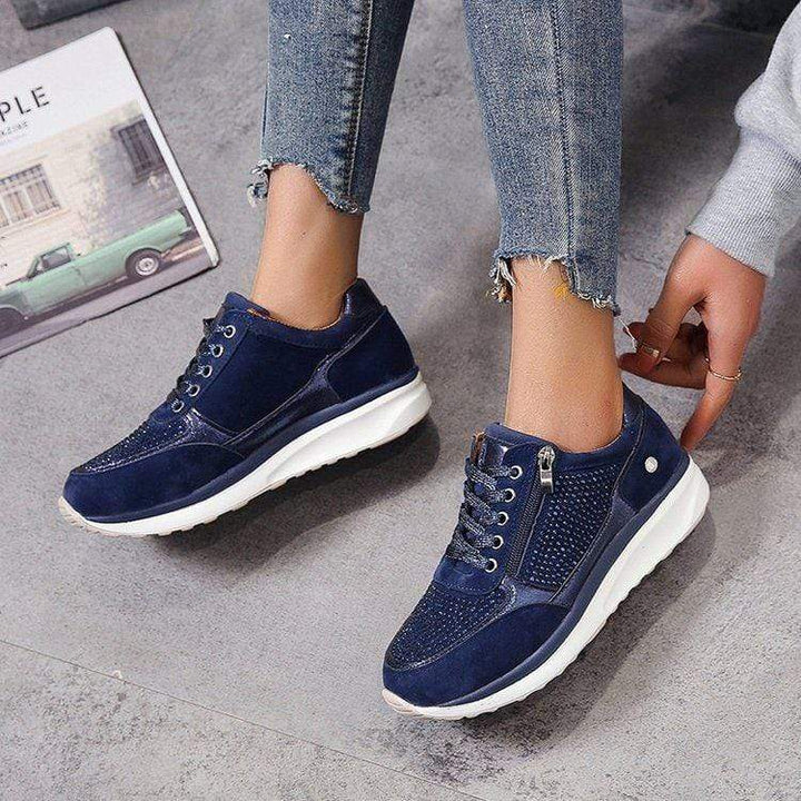 Women's orthopedic bunion relief shoes with arch support, designed for comfortable everyday wear.