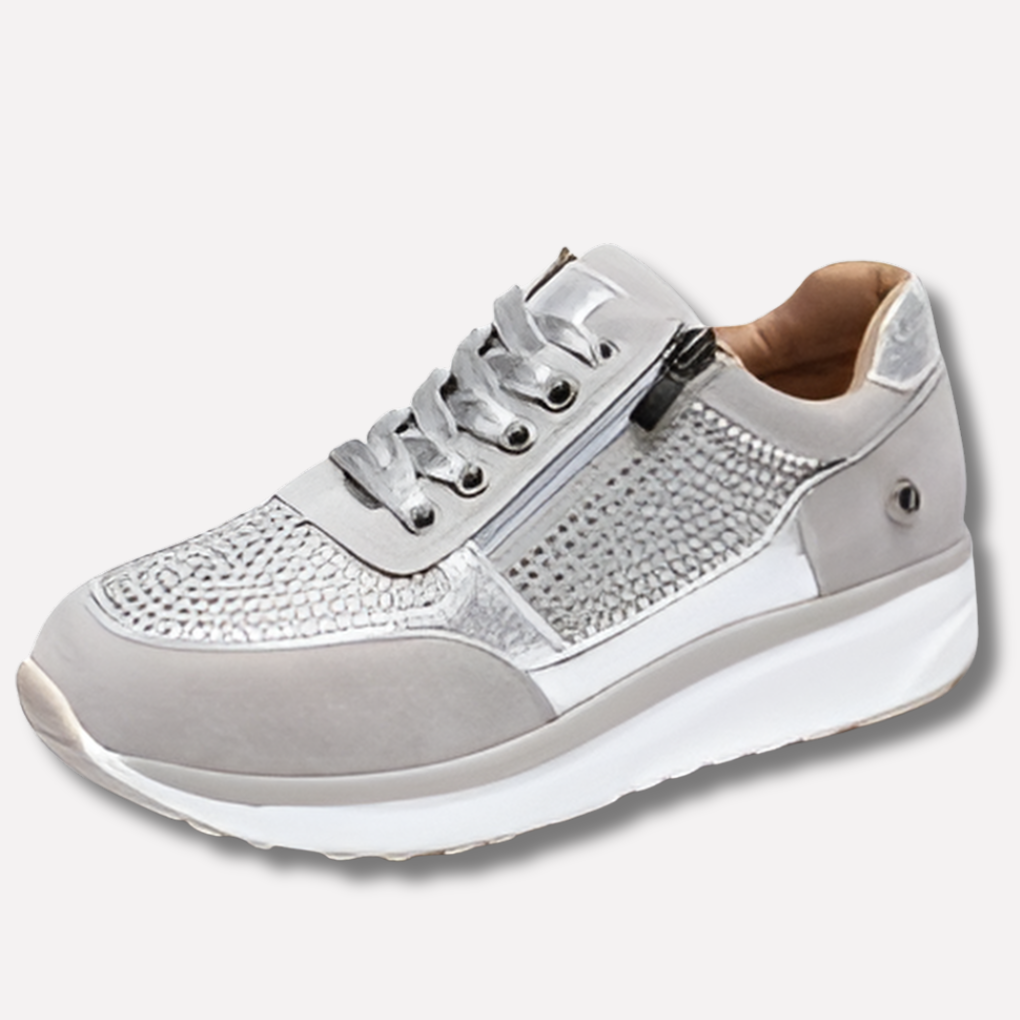 Stylish women's casual shoes, wide toe box & arch support for bunion relief & daily comfort.