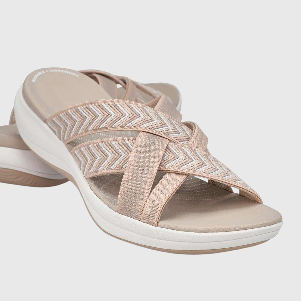 Women's orthopedic comfort sandals for arch support & foot pain relief.