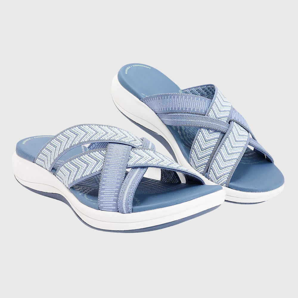 Premium women's orthopedic sandals for arch support, relieving foot pain & improving posture.