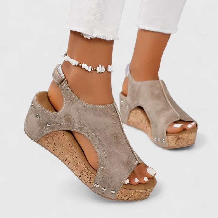 Premium orthopedic women's sandals, designed for arch support, comfort, & effective foot pain relief.