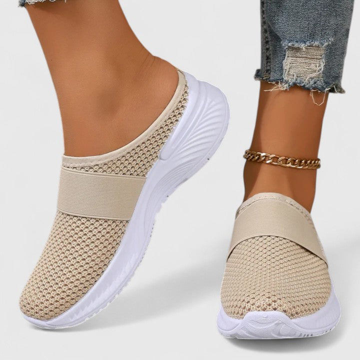 Women's orthopedic comfort sneakers for all-day foot support & pain relief.