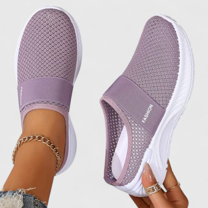 Women's supportive footwear, essential for knee/back pain relief & active comfort.