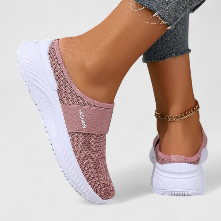 Women's stylish orthopedic sneakers, perfect for walking, offering lasting foot support.