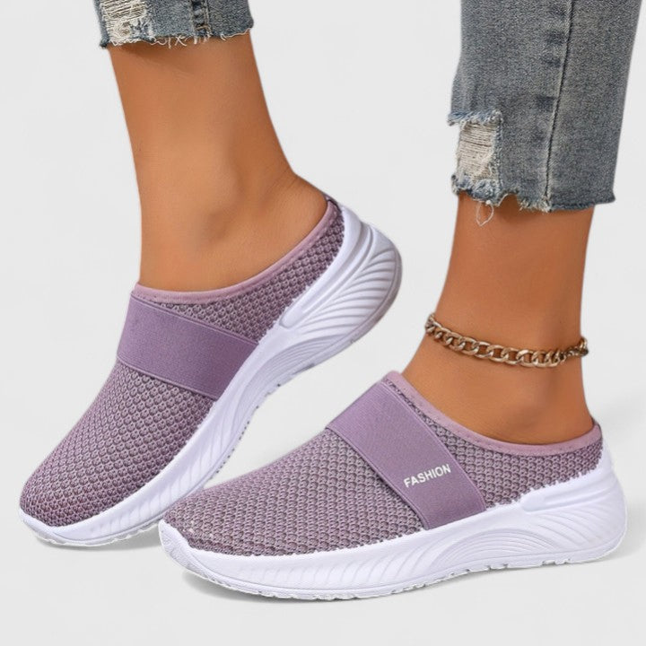 Versatile women's orthopedic sneakers, offering relief from foot, knee, & back pain.