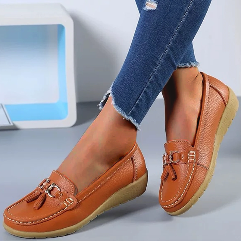 Walk in comfort with women's orthopedic flex loafers. Supportive, anti-slip & waterproof casual shoes.