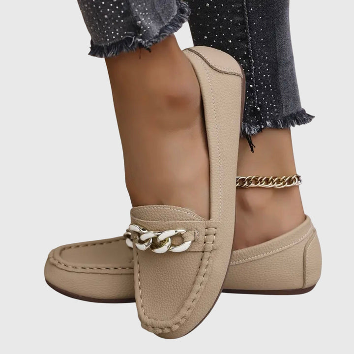 Versatile women's orthopedic loafers. Perfect slip-on shoes for work or casual outings, ensuring all-day comfort.