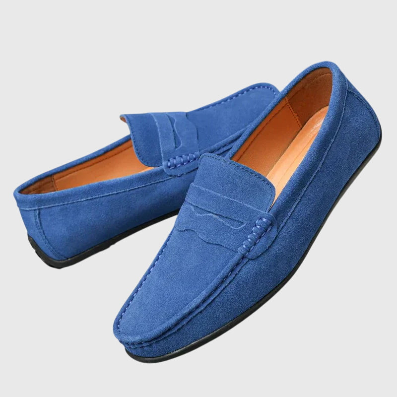 Neutral beige women's orthopedic loafers, a stylish & supportive choice for everyday casual wear.