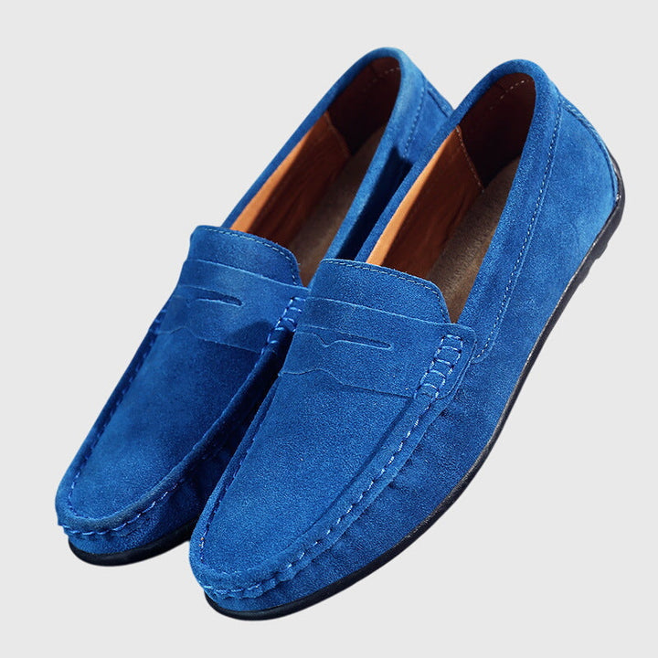 Overhead view of elegant women's orthopedic loafers, great for everyday casual style & comfort.