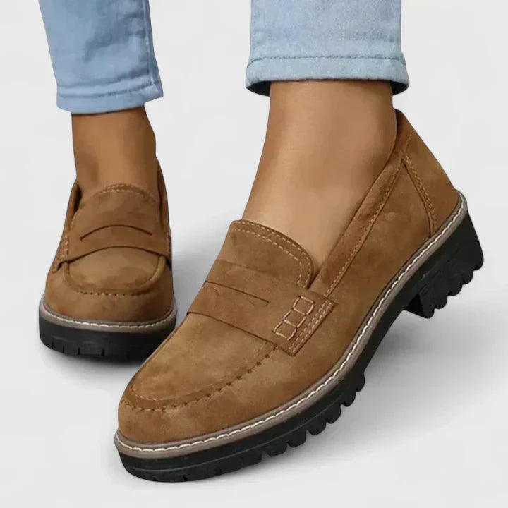 Elegant women's comfort loafers. Orthopedic design with excellent arch support, ideal for walking & daily wear.