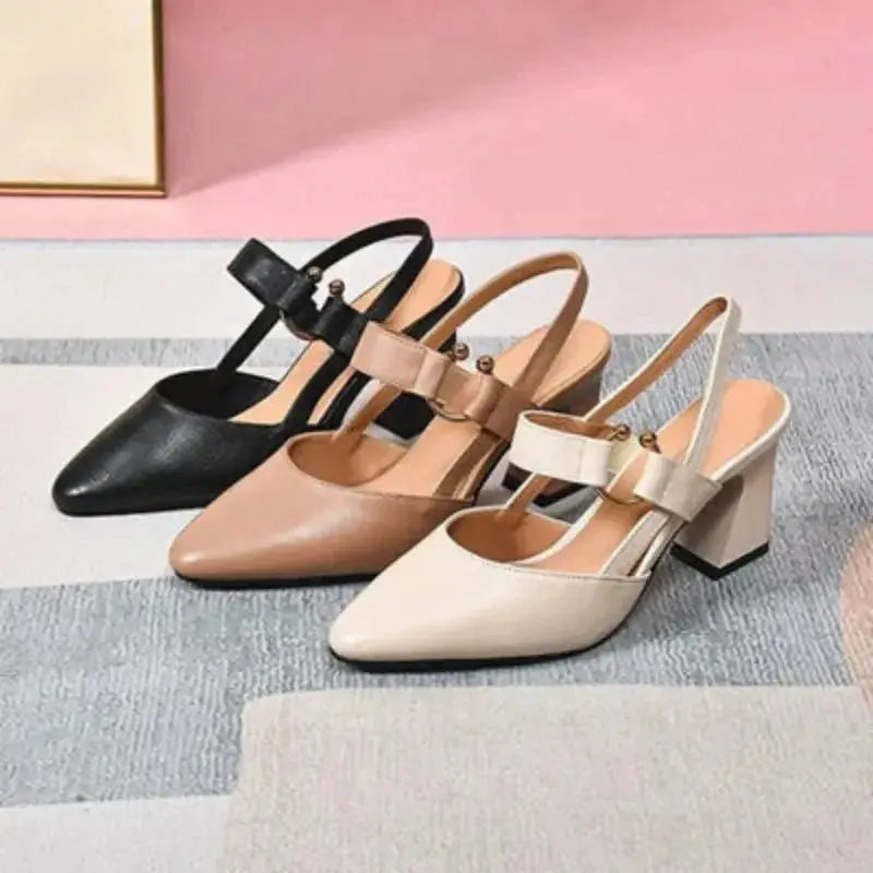 Women's fashionable Mary Jane block heels designed for orthopedic comfort & stylish support.