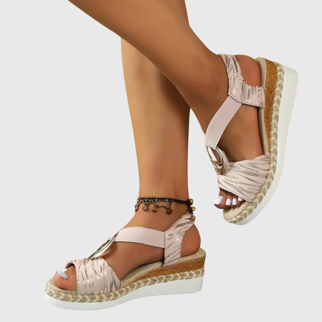 Women's orthopedic open-toe sandals for all-day comfort with arch support.
