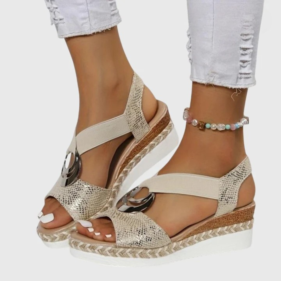 All-day comfort women's orthopedic open-toe sandals, perfect for healthy feet & summer wear.
