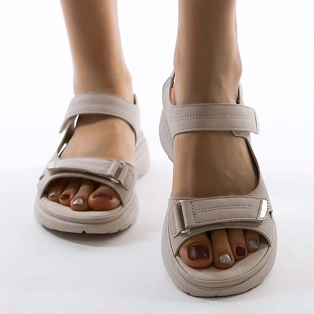 Comfortable women's sandals featuring adjustable straps for a perfect fit.