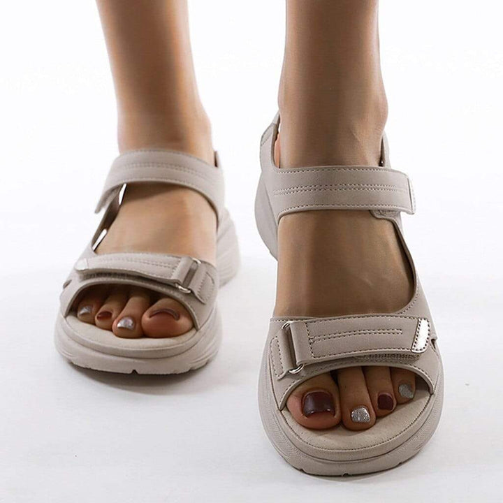 Comfortable women's sandals featuring adjustable straps for a perfect fit.
