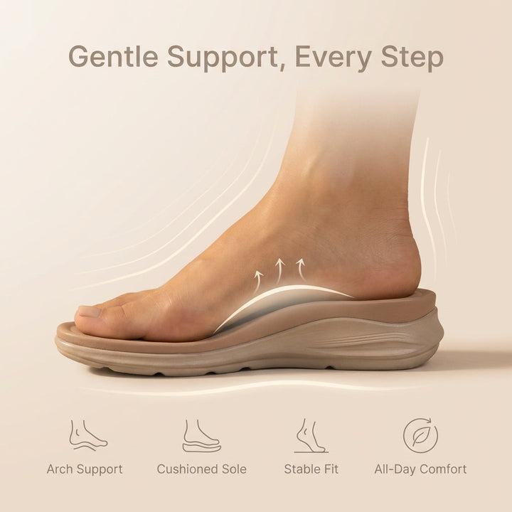 Open-toe orthopedic sandals offering breathability and lasting comfort